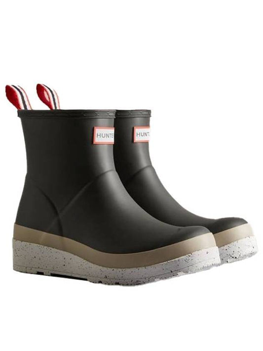 Play Speckle Short Rain Boots Black - HUNTER - BALAAN 1