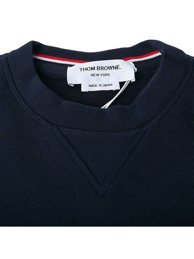 4 Bar Loopback Jersey Sweatshirt Navy - THOM BROWNE - BALAAN 4