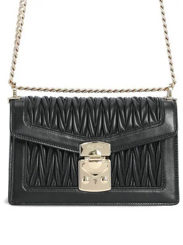 Confidential Matelasse p_5BD083 N88 F0002 Chain Shoulder Bag Crossbag 989701 - MIU MIU - BALAAN 1