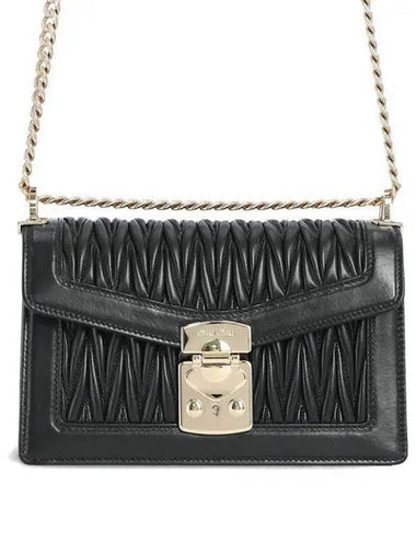 Confidential Matelasse p 5BD083 N88 F0002 Chain Shoulder Bag Crossbag 989701 - MIU MIU - BALAAN 1