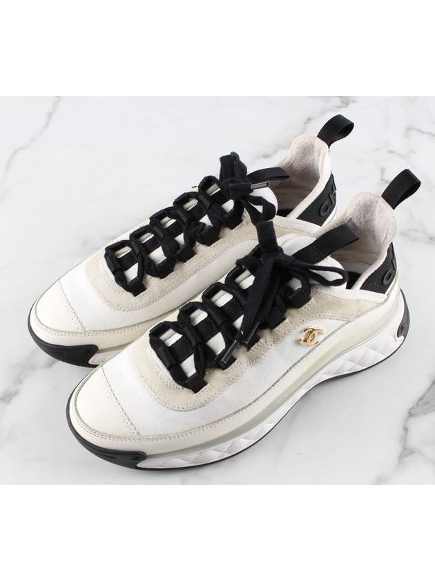 mixed fiber sneakers - CHANEL - BALAAN 1