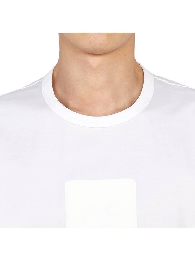 Men's Metropolis Pocket Jersey Short Sleeve T-Shirt White - CP COMPANY - BALAAN 7