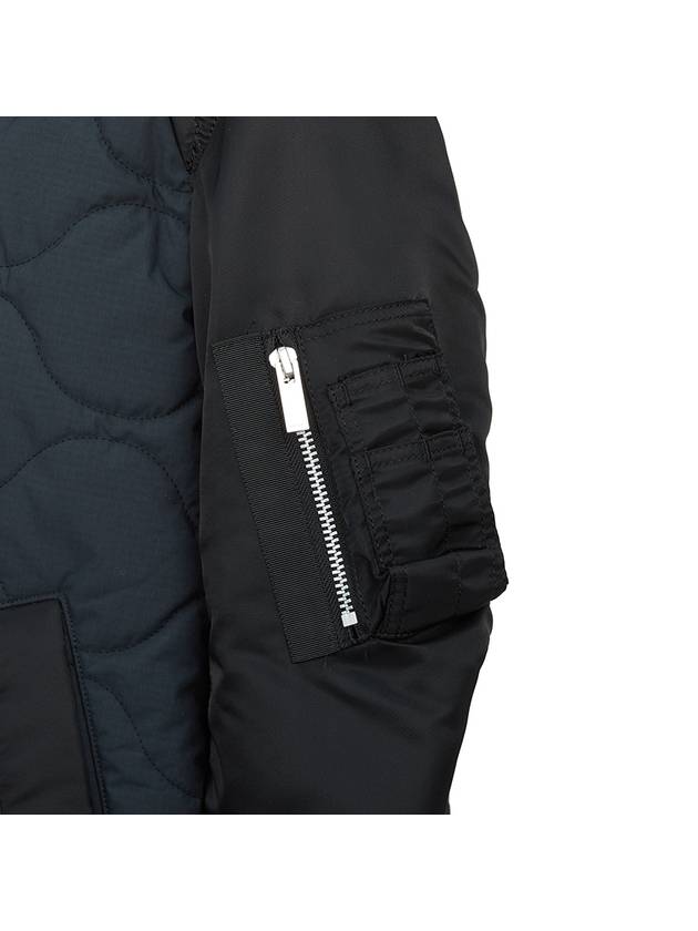 Nylon Twill Ripstop Jacket Black - SACAI - BALAAN 10