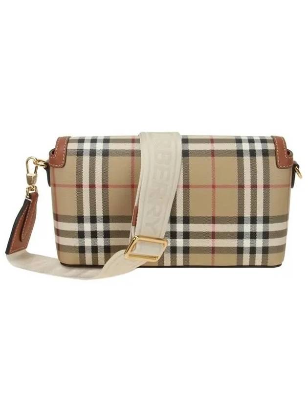 Check Shoulder Bag Beige - BURBERRY - BALAAN 4