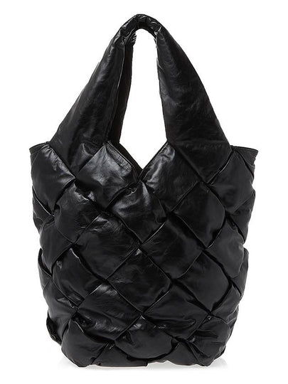 Padding Cassette Tote Bag Black - BOTTEGA VENETA - BALAAN 2