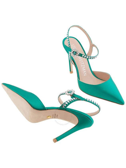 Stuart Weitzman Ladies Kelly Green Gemcut 100 Ankle Strap Pump, Brand Size 36 ( US Size 5.5 ) - STUART WEITZMAN - BALAAN 2