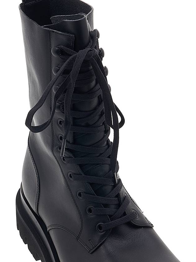 Men's Lug Lace Up Walker Boots Black - BOTTEGA VENETA - BALAAN.