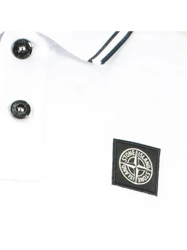 Kids Logo Patch Polo Shirt 761621348 V1001 - STONE ISLAND - BALAAN 4