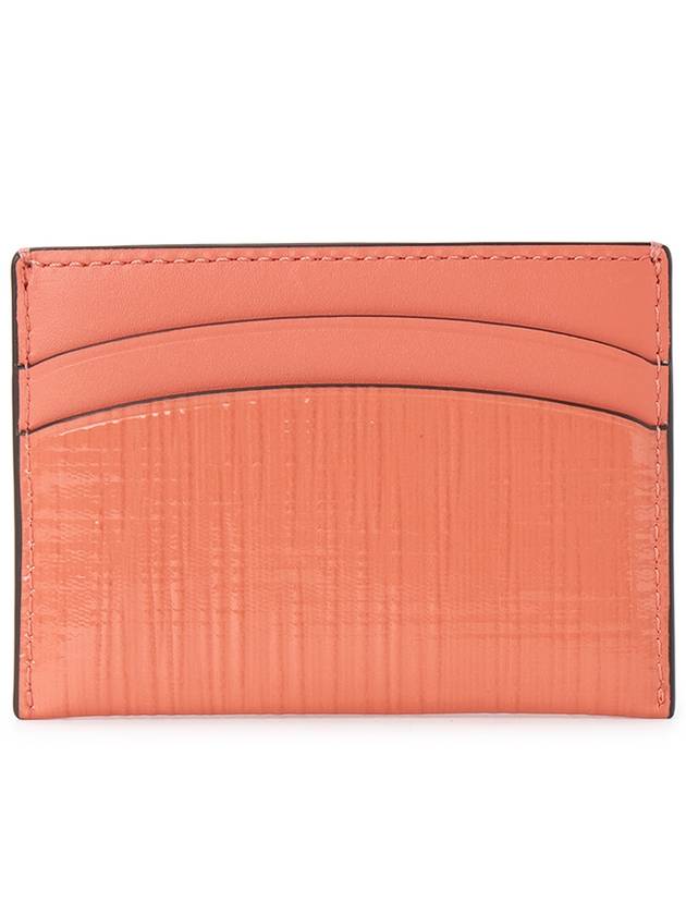 Robinson Leather Card Wallet Coral - TORY BURCH - BALAAN 3