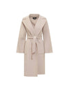 Rovo Wool Single Coat Beige - WEEKEND MAX MARA - BALAAN 1