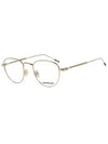 Eyewear Round Metal Eyeglasses Gold - MONTBLANC - BALAAN.