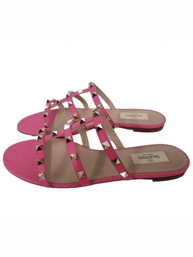 S0C49 VOD 0HO Rockstud Sandals - VALENTINO - BALAAN 1