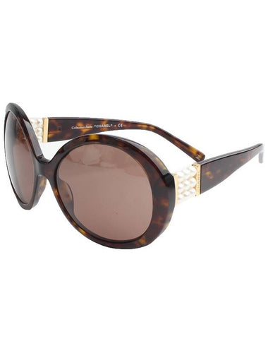 white pearl temple sunglasses - CHANEL - BALAAN 1