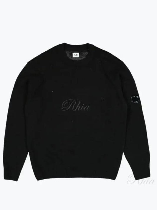 CP Company Lambswool Grs Knit Sweater 17CMKN047A 110149A 999 Crew Neck - CP COMPANY - BALAAN 2