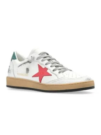 Ball Star Low Top Sneakers Red White - GOLDEN GOOSE - BALAAN 2