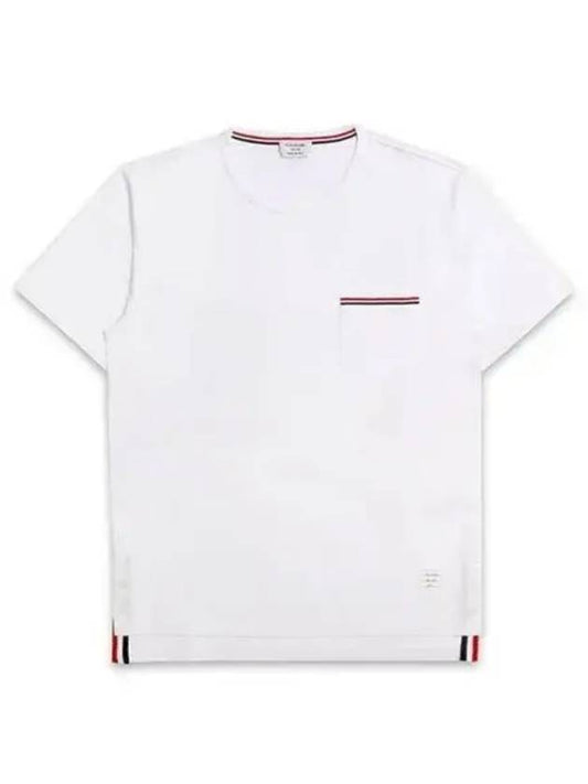 Men s short sleeve t shirt 271439 - THOM BROWNE - BALAAN 1