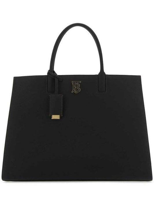 TB Logo Frances Medium Tote Bag Black - BURBERRY - BALAAN 1