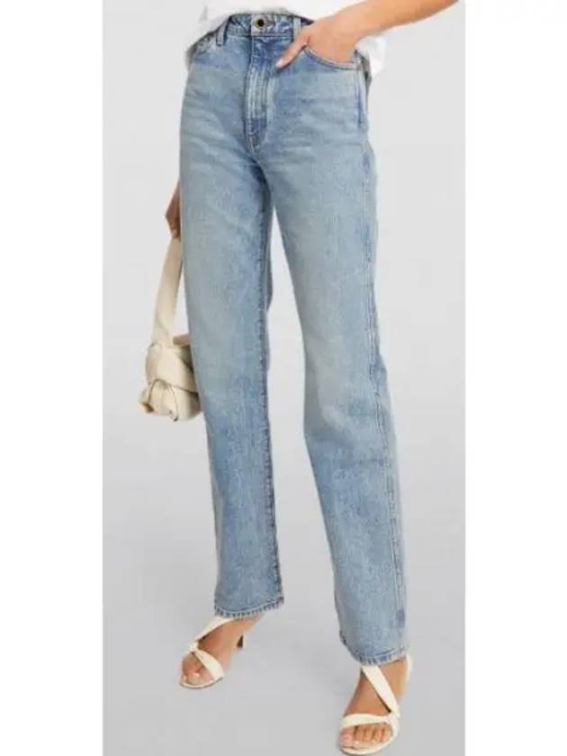 Women's Daniel Stretch Straight Jeans Blythe - KHAITE - BALAAN 2