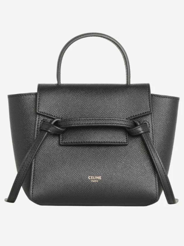 Pico Belt Tote Bag Black - CELINE - BALAAN 2