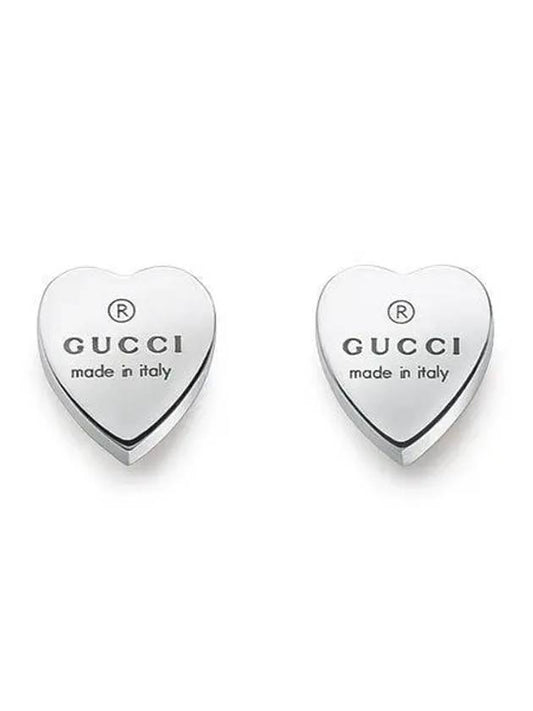 Trademark Heart Earrings YBD223990001 Silver - GUCCI - BALAAN 2