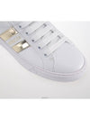 Triple Logo Leather Low Top Sneakers White - MONCLER - BALAAN 8