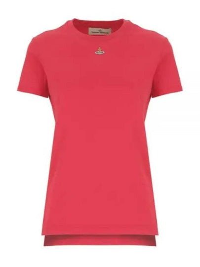 Embroided ORB Peru Short Sleeve T-Shirt Red - VIVIENNE WESTWOOD - BALAAN 2