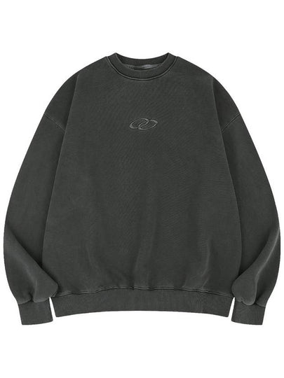 2024 F W Unisex Vintage Pigment Washing Sweatshirt Dark Gray - MAVRK - BALAAN 2