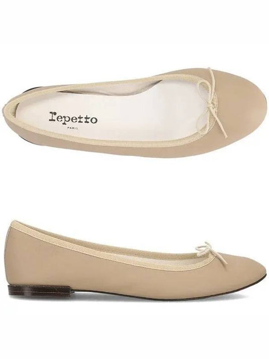 Women Sandrion Calfskin Ballerina Beige - REPETTO - BALAAN 2