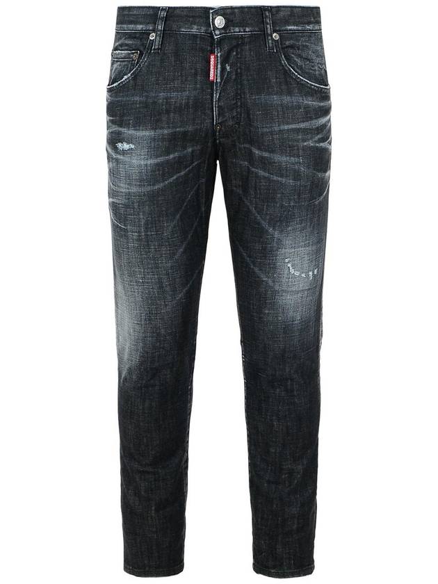 24FW Denim Straight Pants S74LB1617 S30357 900 Black - DSQUARED2 - BALAAN 2