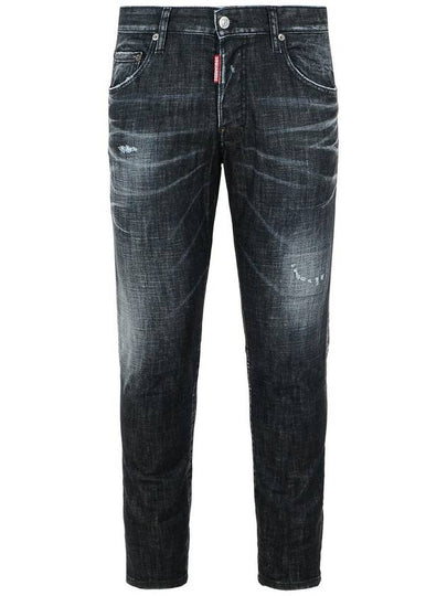 24FW Denim Straight Pants S74LB1617 S30357 900 Black - DSQUARED2 - BALAAN 2