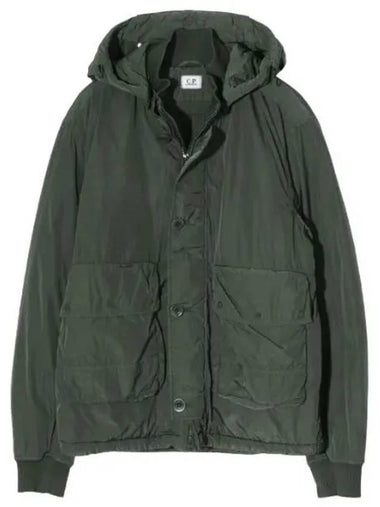 Chrome Goggles Hooded Bomber Jacket - CP COMPANY - BALAAN 1