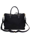 Tessuto Nylon Saffiano Tote Shoulder Bag Black - PRADA - BALAAN 4