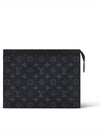 Pochette Voyage Monogram Eclipse Pouch Bag Black - LOUIS VUITTON - BALAAN 2