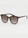 Eyewear Side GG Logo Round Sunglasses Havana - GUCCI - BALAAN 4