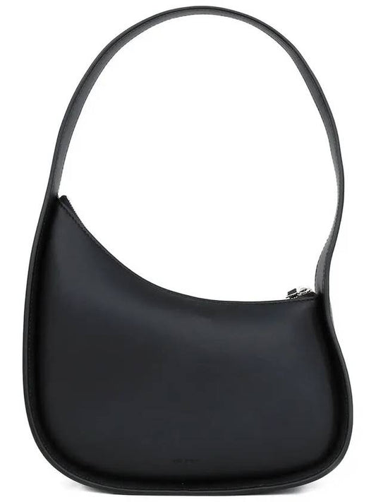 Half Moon Leather Shoulder Bag Black - THE ROW - BALAAN 2