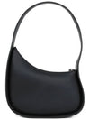 Half Moon Leather Shoulder Bag Black - THE ROW - BALAAN 4