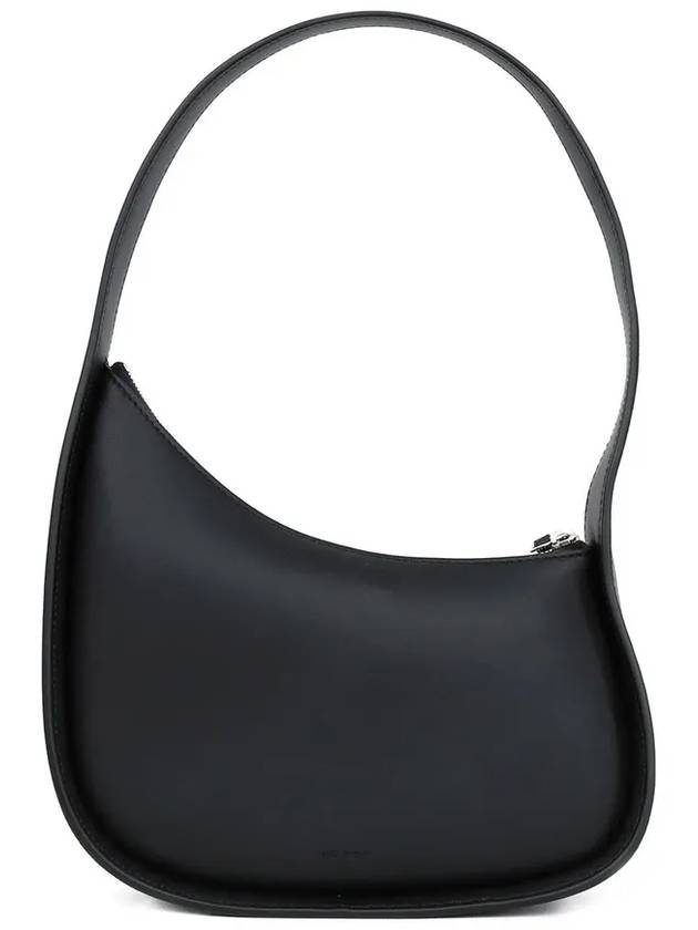 Half Moon Leather Shoulder Bag Black - THE ROW - BALAAN 4