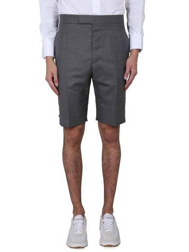 Twill Classic Backstrap Shorts Medium Grey - THOM BROWNE - BALAAN 2