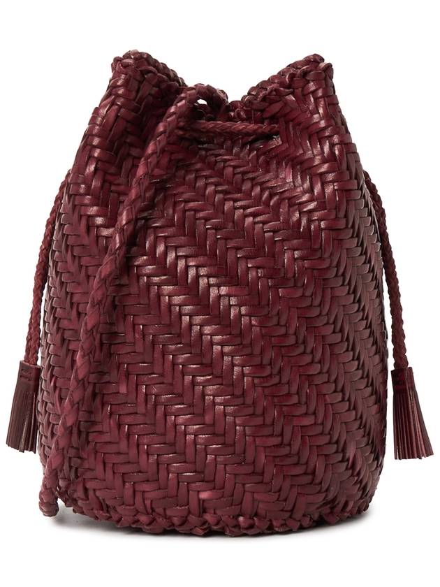 Pom Pom Double Jump Bucket Bag Bordeaux - DRAGON DIFFUSION - BALAAN 4