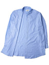 Oversized Fit Oxford Long Sleeve Shirt Blue - MAISON MARGIELA - BALAAN.