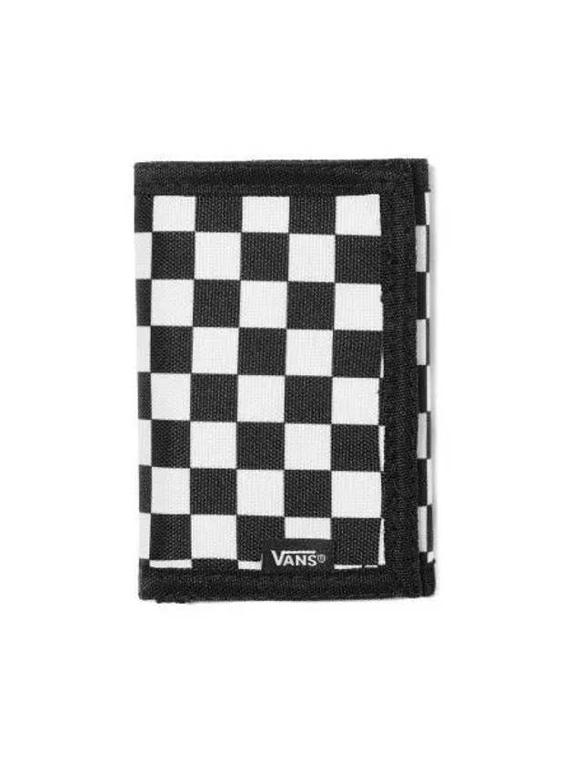 Slip Wallet Black White Check VN000C32HU01 - VANS - BALAAN 1