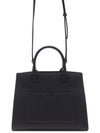 Frances Grainy Leather Mini Tote Bag Black - BURBERRY - BALAAN 5