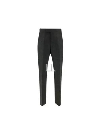 Shetland Classic Backstrap Straight Pants Black - THOM BROWNE - BALAAN 2