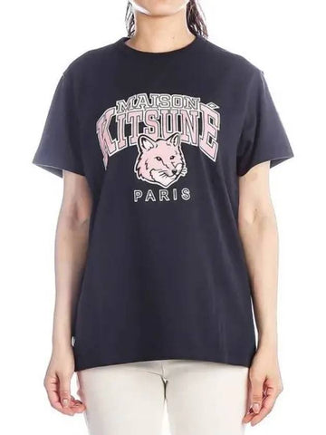 Women s Campus Fox Short Sleeve T Shirt 271760 - MAISON KITSUNE - BALAAN 1