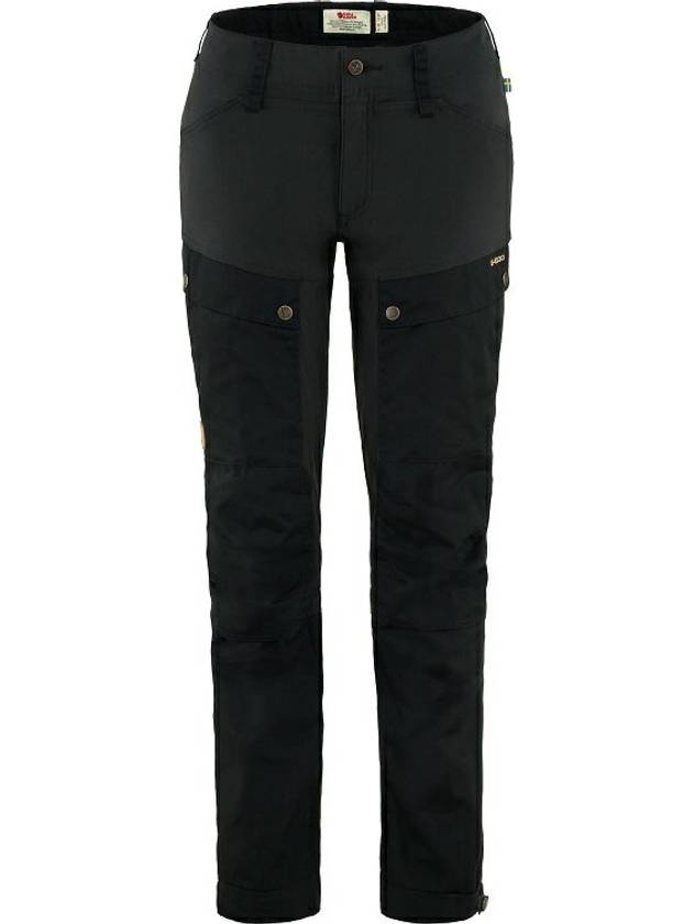 Women's Keb Trousers Regular Black - FJALL RAVEN - BALAAN 2