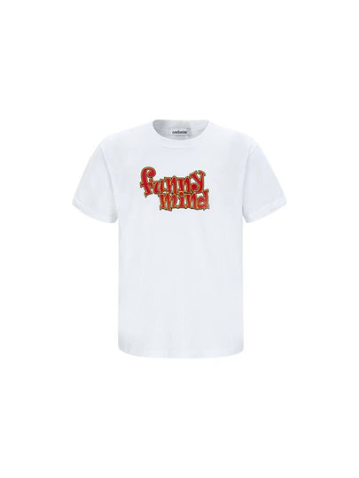 Funny Mind Short Sleeve T-Shirt White - COELONINE - BALAAN 2