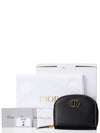 30 Montaigne Avenue Small Coin Purse Black - DIOR - BALAAN 6