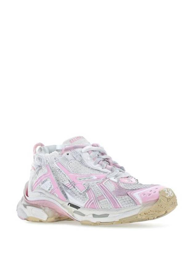 Runner Low Top Sneakers White Pink - BALENCIAGA - BALAAN 3