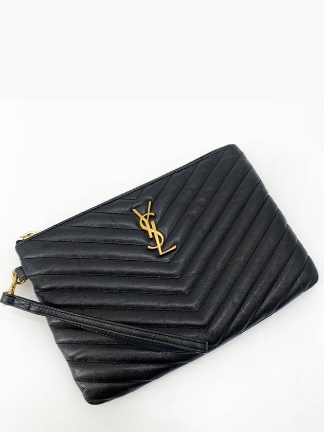 Monogram Matelasse Small Clutch 379039 - SAINT LAURENT - BALAAN 2