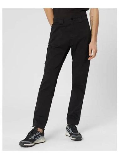 Garment Dyed Pocket Pants Black - CP COMPANY - BALAAN 1